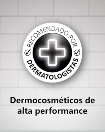 Gel de Limpeza Facial com Ácido Salicílico + Glicerina (Amazon): pele mais limpa e oleosidade controlada? Imagem cinza de um um selo de recomendação de dermatologista