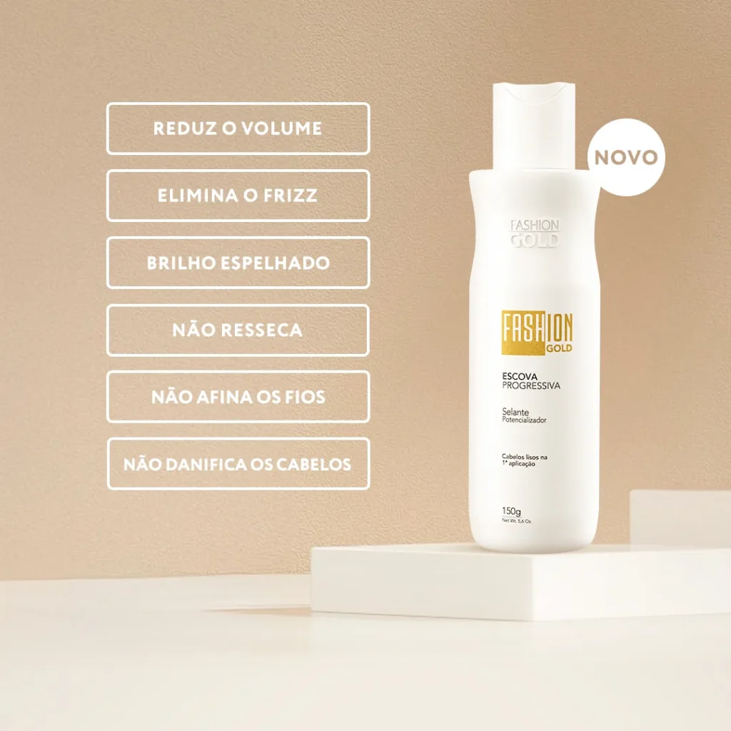 imagem da progressiva da fashion golden com todos os seus beneficios