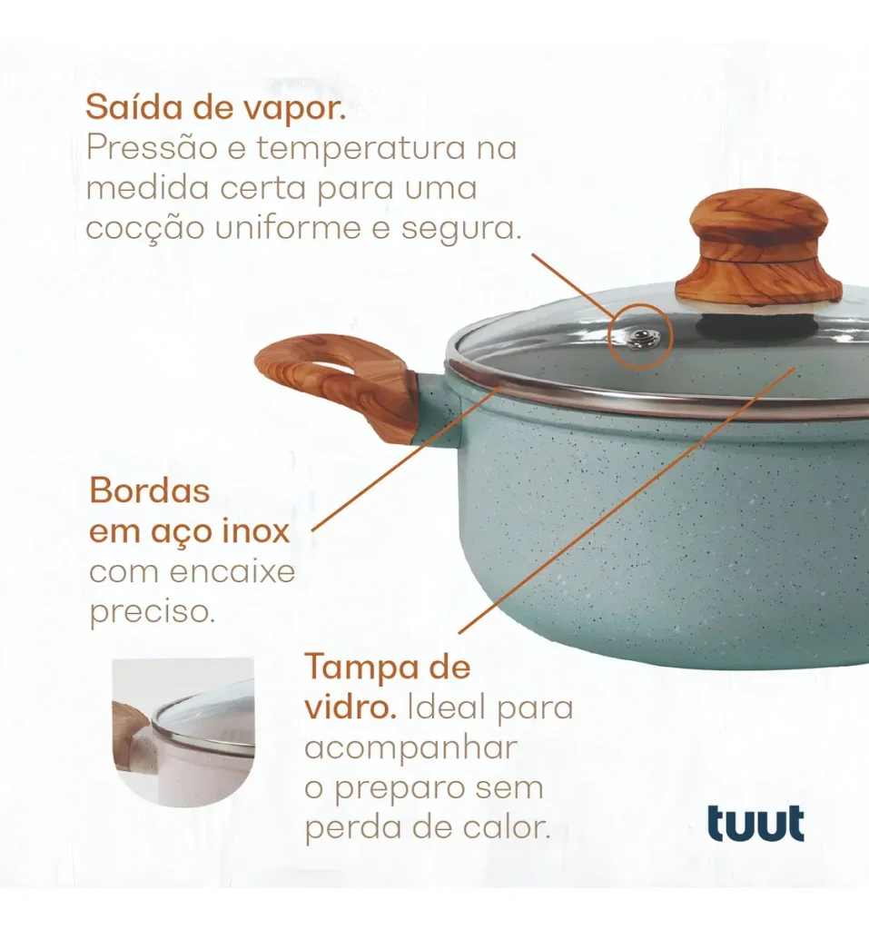 Panela tuut cor verde