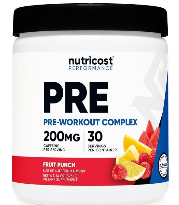 nutricost pre workout complex powder