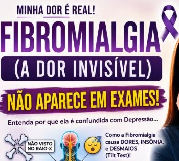 Infografico mostrando os problemas da Fibromialgia